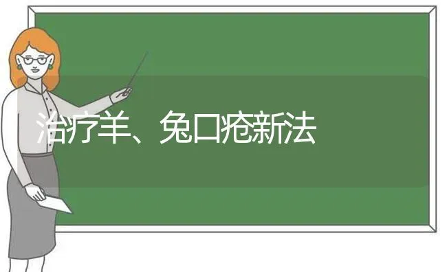 治疗羊、兔口疮新法 | 家畜养殖