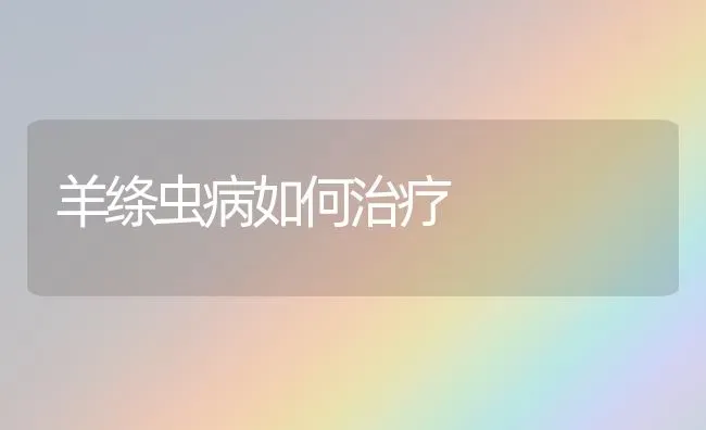 羊绦虫病如何治疗 | 家畜养殖