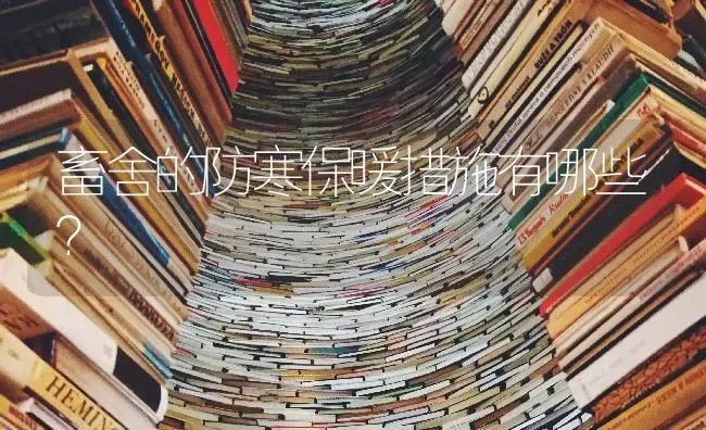 畜舍的防寒保暖措施有哪些？ | 家畜养殖