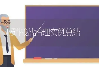 亚硝酸盐治理实例总结