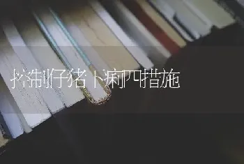 控制仔猪下痢四措施