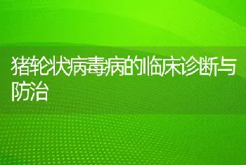 猪轮状病毒病的临床诊断与防治