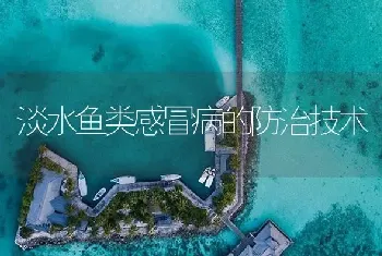 淡水鱼类感冒病的防治技术