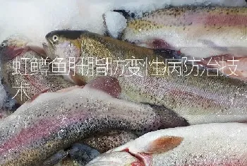 虹鳟鱼肝脂肪变性病防治技术